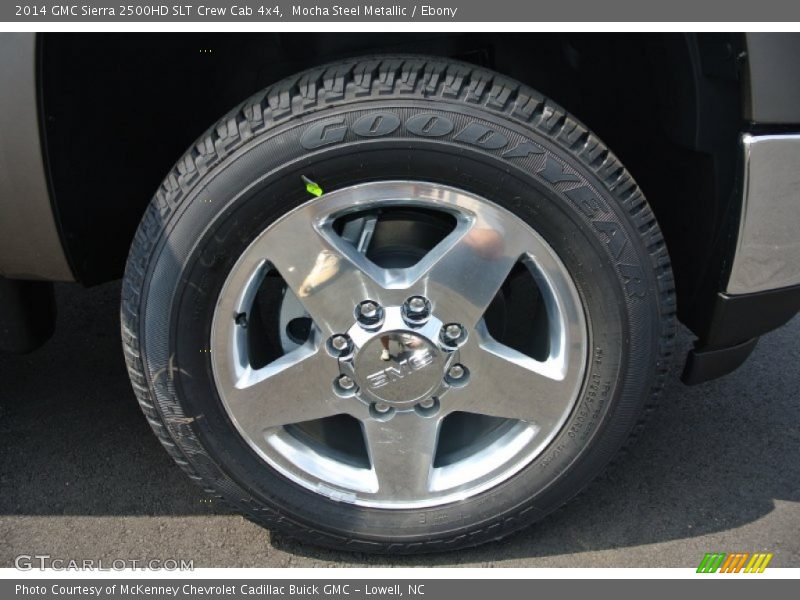 Mocha Steel Metallic / Ebony 2014 GMC Sierra 2500HD SLT Crew Cab 4x4