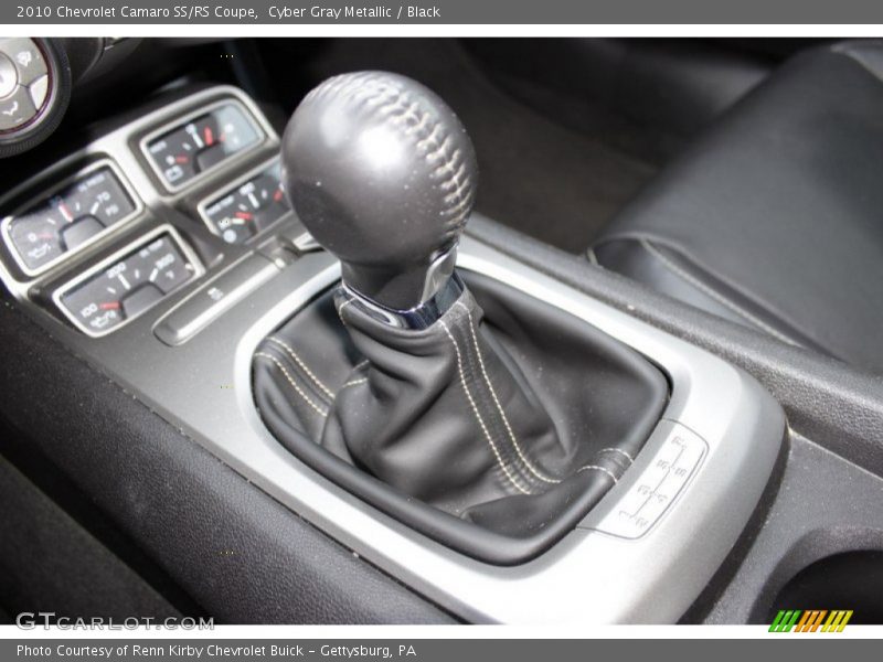 Cyber Gray Metallic / Black 2010 Chevrolet Camaro SS/RS Coupe