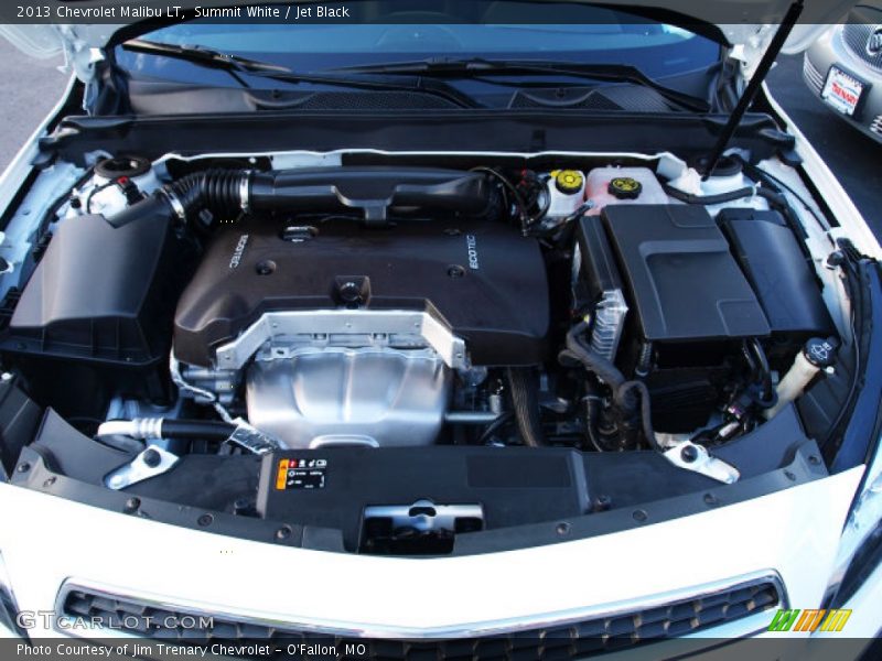 Summit White / Jet Black 2013 Chevrolet Malibu LT