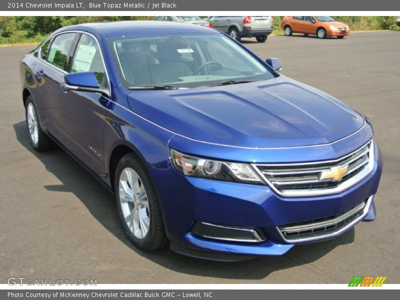 Blue Topaz Metallic / Jet Black 2014 Chevrolet Impala LT