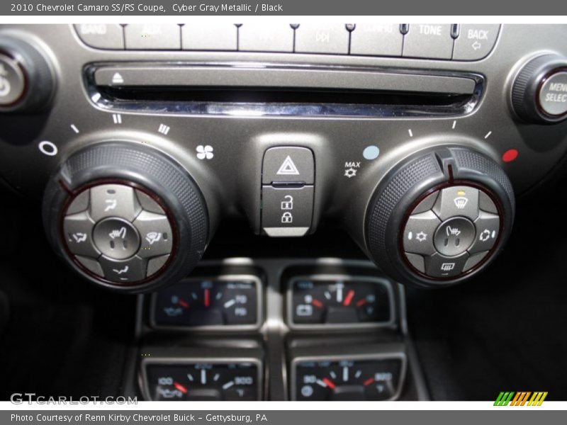 Cyber Gray Metallic / Black 2010 Chevrolet Camaro SS/RS Coupe