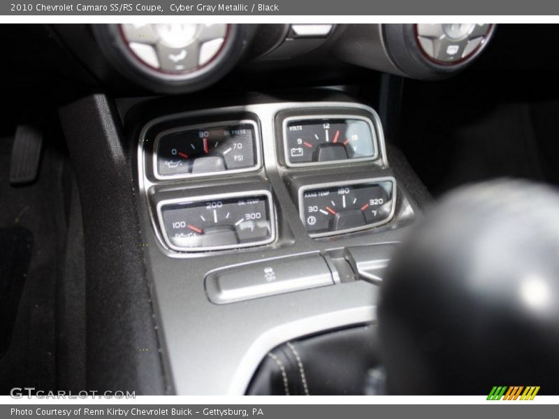 Cyber Gray Metallic / Black 2010 Chevrolet Camaro SS/RS Coupe