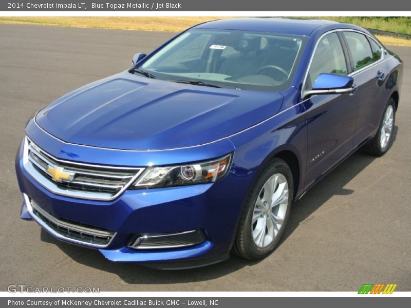 Blue Topaz Metallic / Jet Black 2014 Chevrolet Impala LT