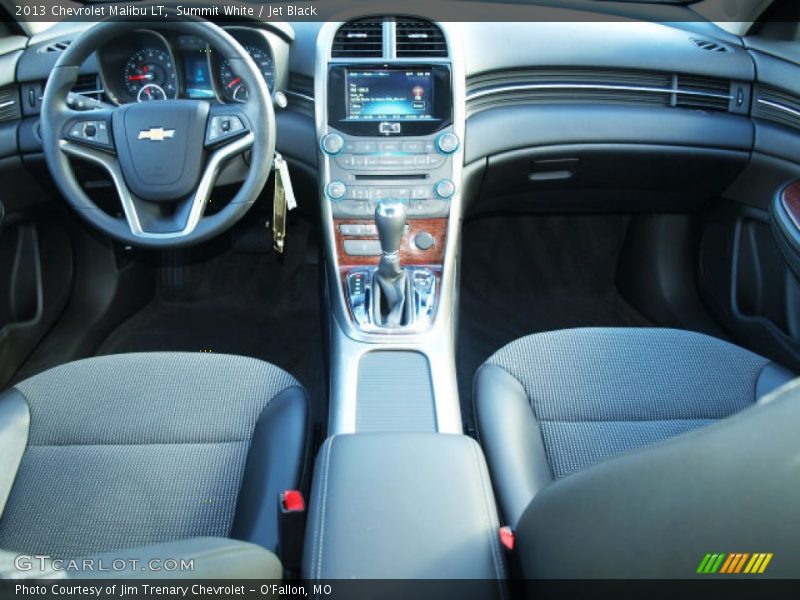 Summit White / Jet Black 2013 Chevrolet Malibu LT