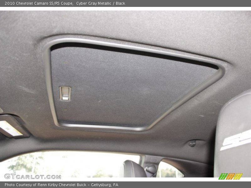Cyber Gray Metallic / Black 2010 Chevrolet Camaro SS/RS Coupe
