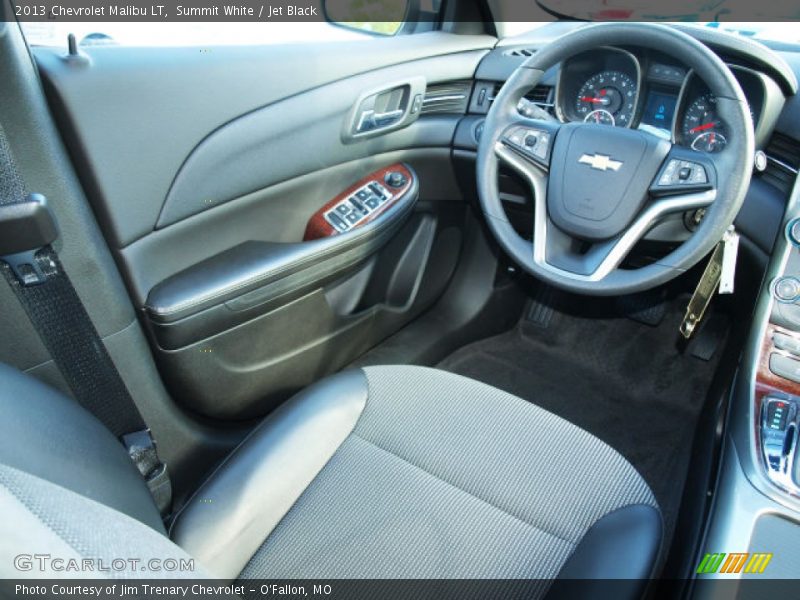 Summit White / Jet Black 2013 Chevrolet Malibu LT