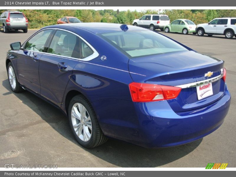 Blue Topaz Metallic / Jet Black 2014 Chevrolet Impala LT