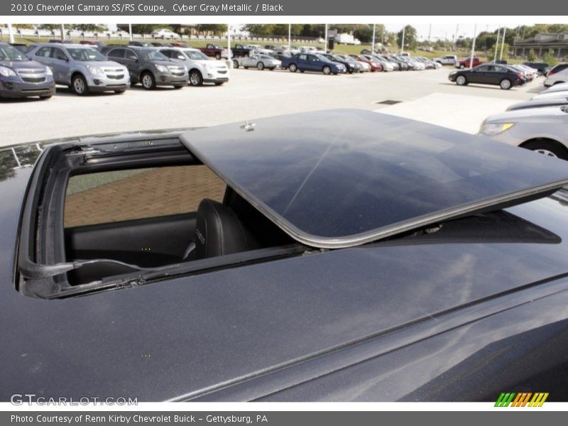 Cyber Gray Metallic / Black 2010 Chevrolet Camaro SS/RS Coupe