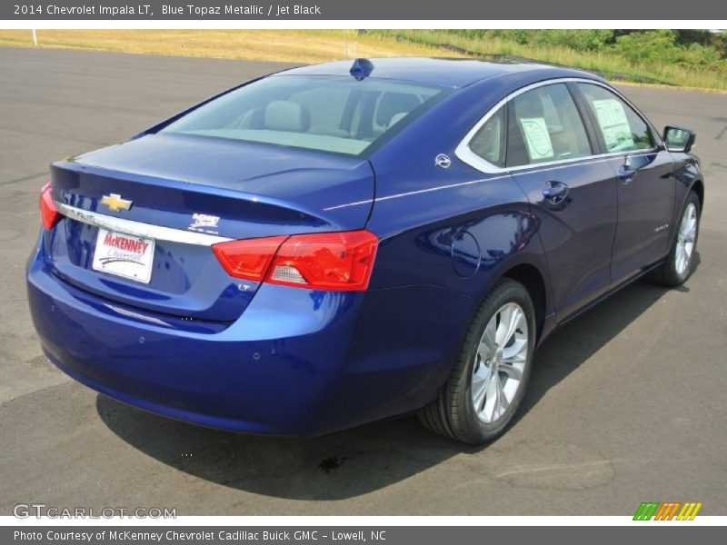 Blue Topaz Metallic / Jet Black 2014 Chevrolet Impala LT