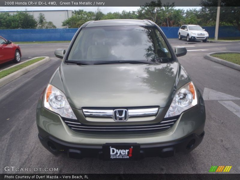 Green Tea Metallic / Ivory 2008 Honda CR-V EX-L 4WD