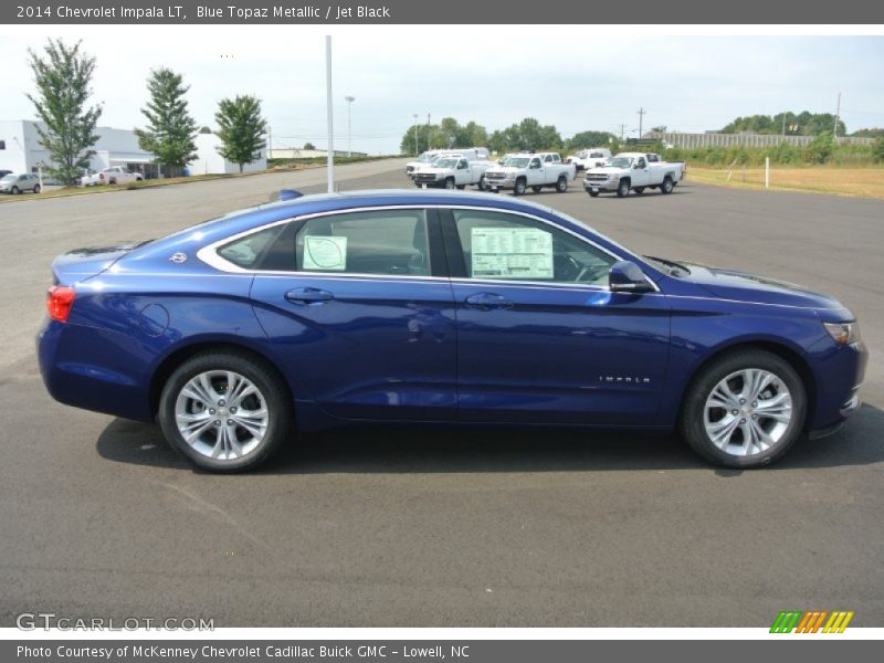 Blue Topaz Metallic / Jet Black 2014 Chevrolet Impala LT
