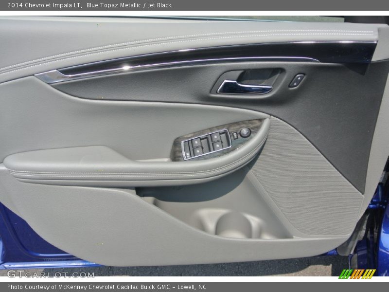 Blue Topaz Metallic / Jet Black 2014 Chevrolet Impala LT