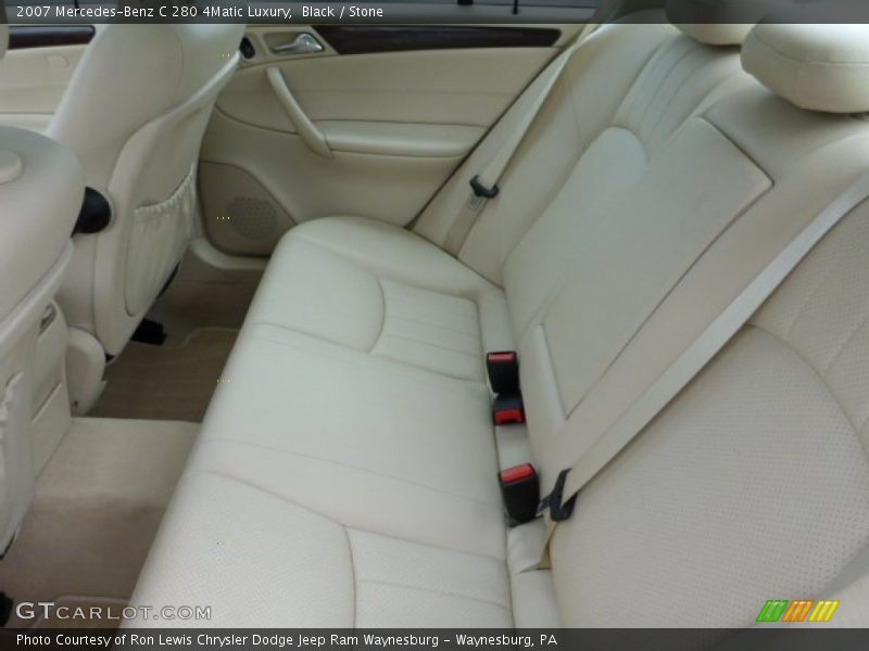 Black / Stone 2007 Mercedes-Benz C 280 4Matic Luxury