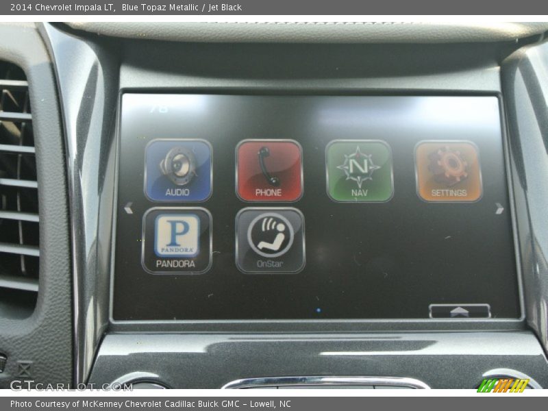 Blue Topaz Metallic / Jet Black 2014 Chevrolet Impala LT