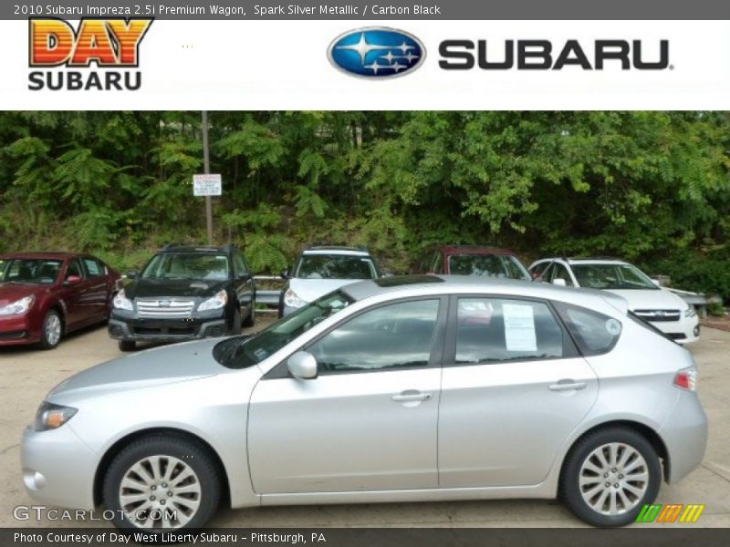 Spark Silver Metallic / Carbon Black 2010 Subaru Impreza 2.5i Premium Wagon