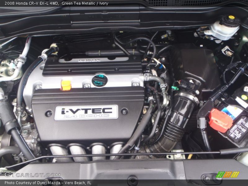  2008 CR-V EX-L 4WD Engine - 2.4 Liter DOHC 16-Valve i-VTEC 4 Cylinder