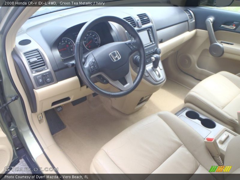 Ivory Interior - 2008 CR-V EX-L 4WD 
