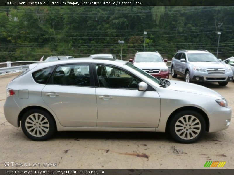 Spark Silver Metallic / Carbon Black 2010 Subaru Impreza 2.5i Premium Wagon