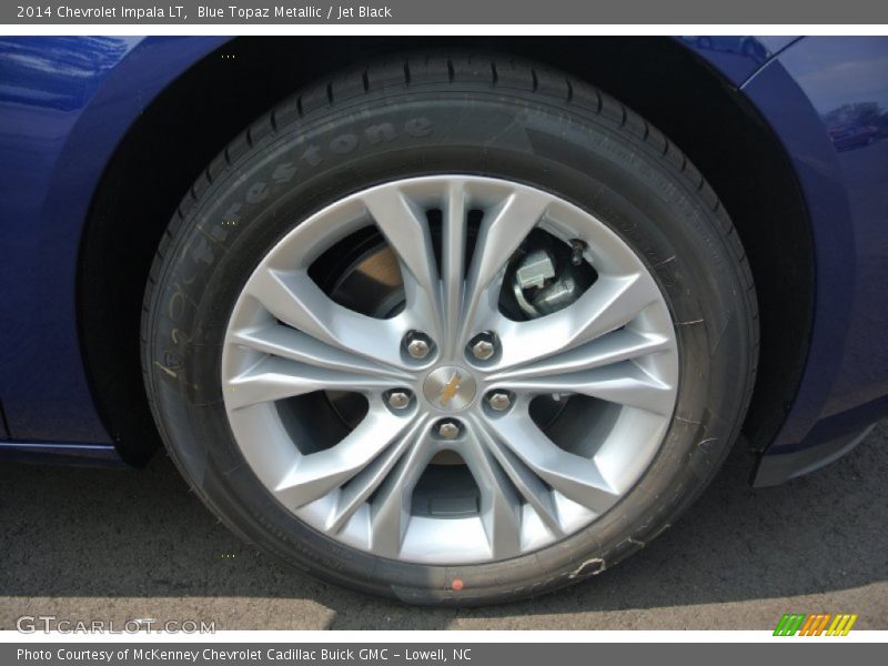 Blue Topaz Metallic / Jet Black 2014 Chevrolet Impala LT