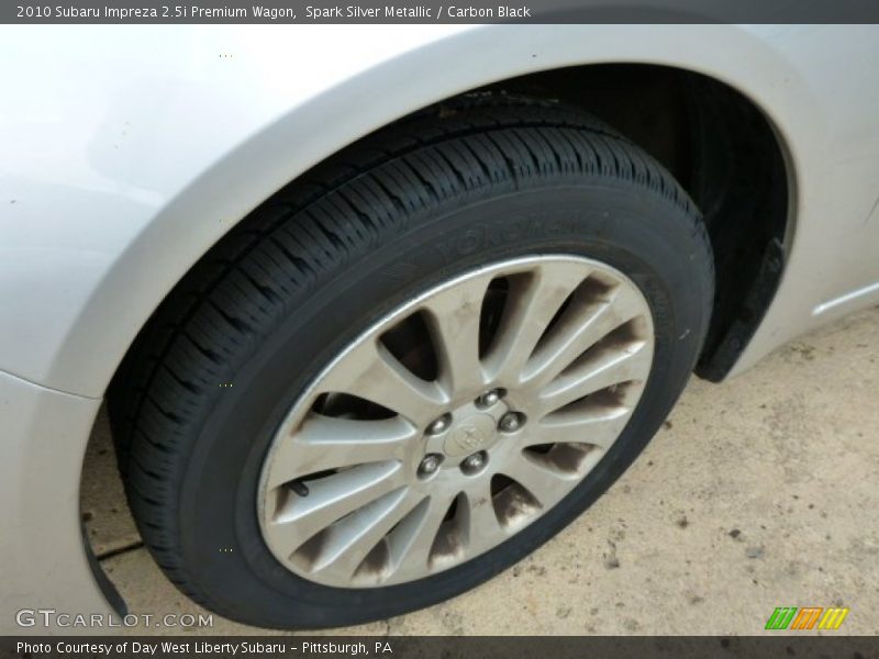 Spark Silver Metallic / Carbon Black 2010 Subaru Impreza 2.5i Premium Wagon