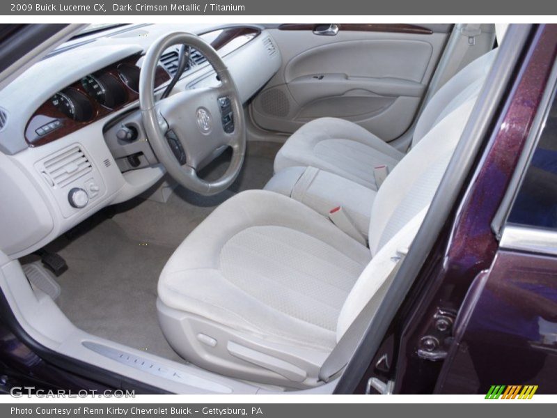 Dark Crimson Metallic / Titanium 2009 Buick Lucerne CX