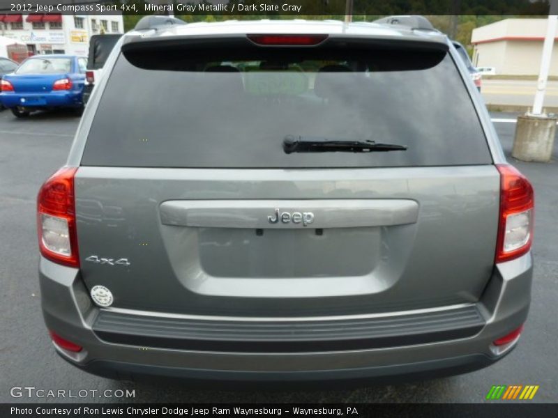 Mineral Gray Metallic / Dark Slate Gray 2012 Jeep Compass Sport 4x4