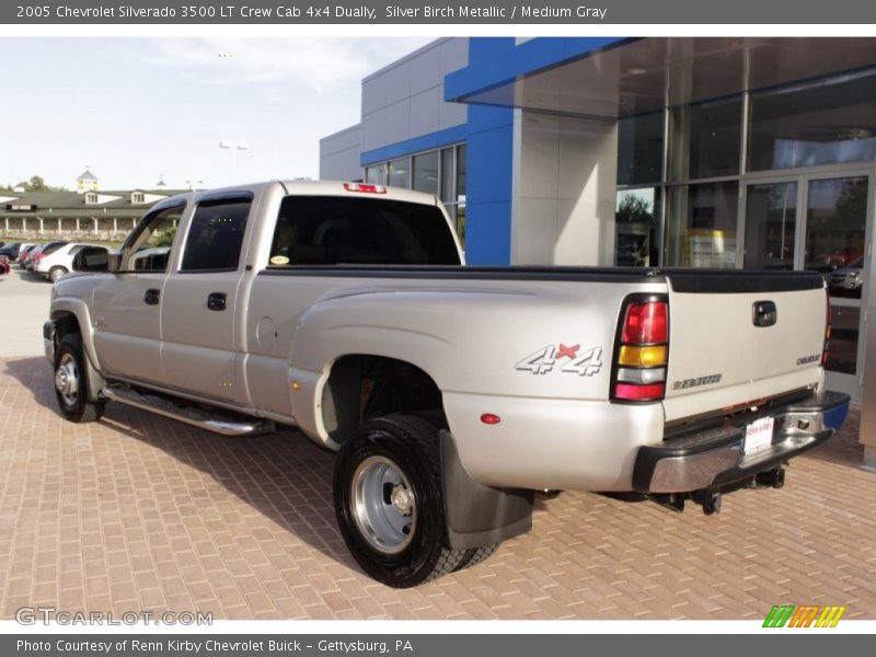 Silver Birch Metallic / Medium Gray 2005 Chevrolet Silverado 3500 LT Crew Cab 4x4 Dually
