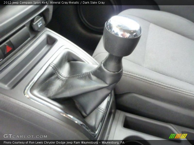Mineral Gray Metallic / Dark Slate Gray 2012 Jeep Compass Sport 4x4