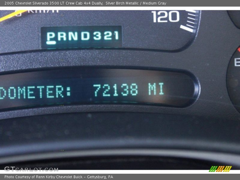 Silver Birch Metallic / Medium Gray 2005 Chevrolet Silverado 3500 LT Crew Cab 4x4 Dually