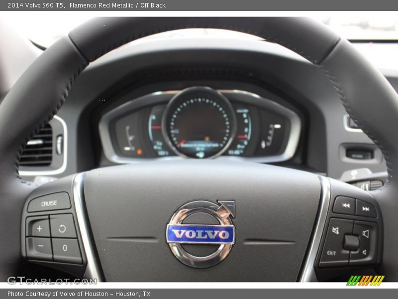 Flamenco Red Metallic / Off Black 2014 Volvo S60 T5