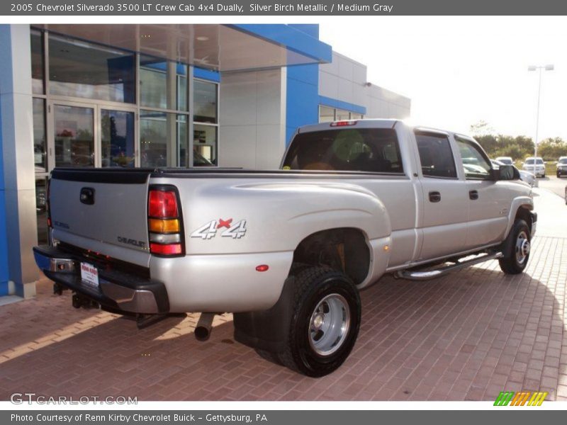 Silver Birch Metallic / Medium Gray 2005 Chevrolet Silverado 3500 LT Crew Cab 4x4 Dually