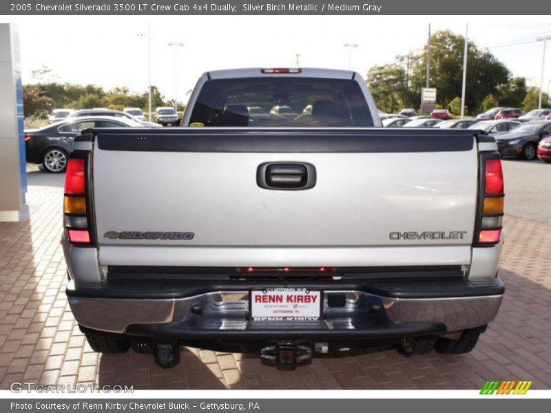Silver Birch Metallic / Medium Gray 2005 Chevrolet Silverado 3500 LT Crew Cab 4x4 Dually