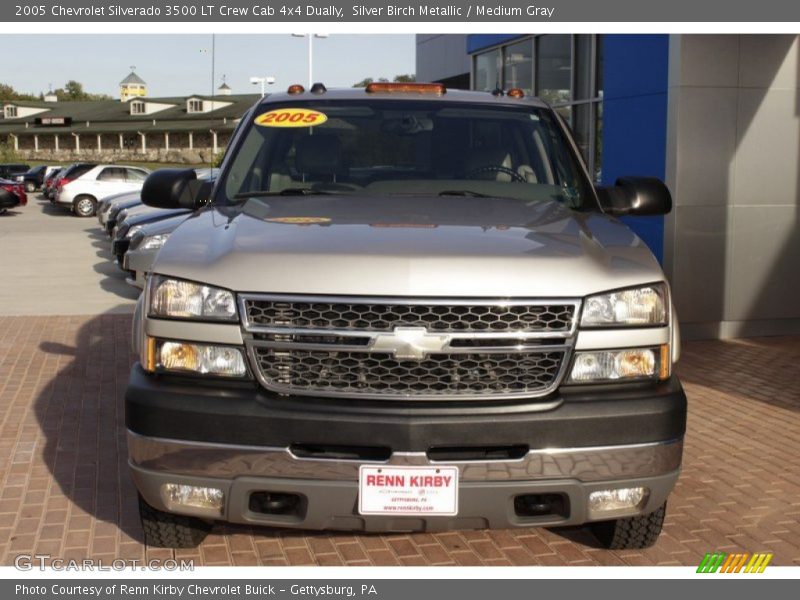 Silver Birch Metallic / Medium Gray 2005 Chevrolet Silverado 3500 LT Crew Cab 4x4 Dually