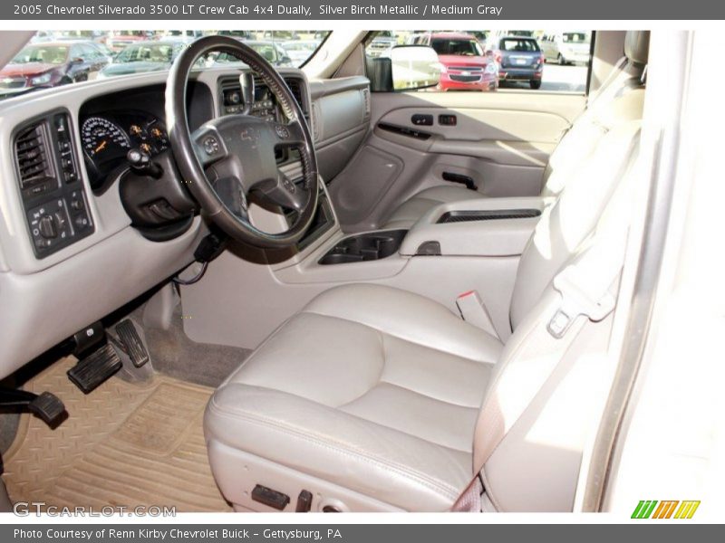 Silver Birch Metallic / Medium Gray 2005 Chevrolet Silverado 3500 LT Crew Cab 4x4 Dually