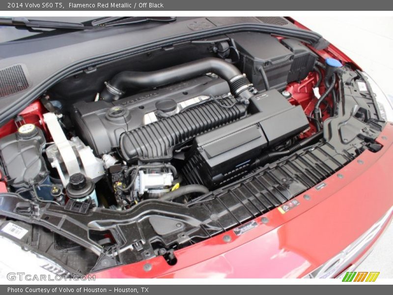 Flamenco Red Metallic / Off Black 2014 Volvo S60 T5