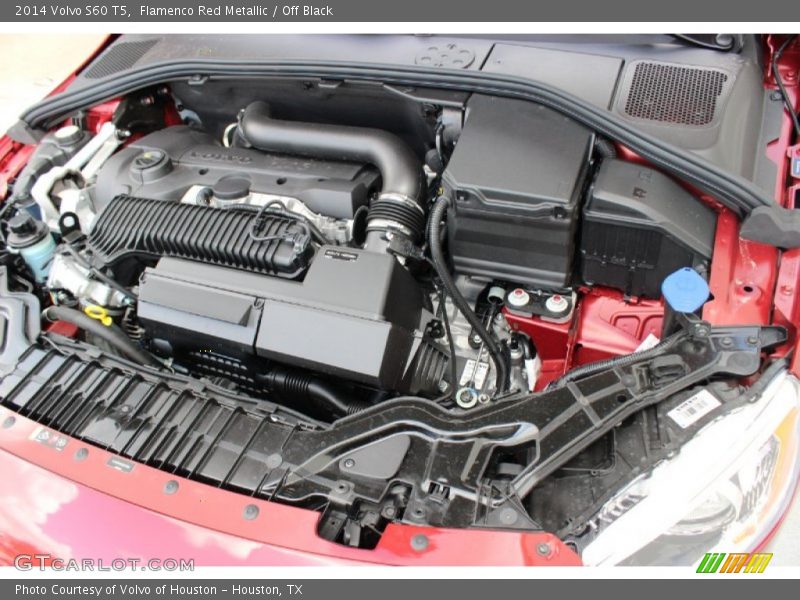 Flamenco Red Metallic / Off Black 2014 Volvo S60 T5