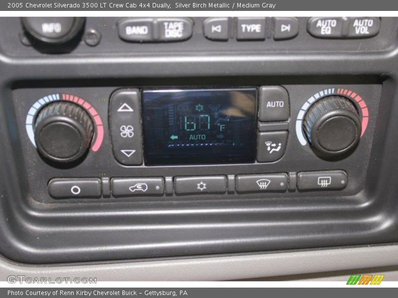 Silver Birch Metallic / Medium Gray 2005 Chevrolet Silverado 3500 LT Crew Cab 4x4 Dually