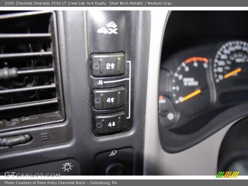 Silver Birch Metallic / Medium Gray 2005 Chevrolet Silverado 3500 LT Crew Cab 4x4 Dually
