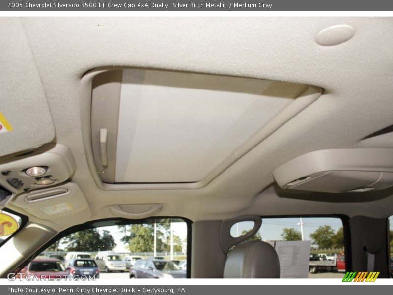Silver Birch Metallic / Medium Gray 2005 Chevrolet Silverado 3500 LT Crew Cab 4x4 Dually