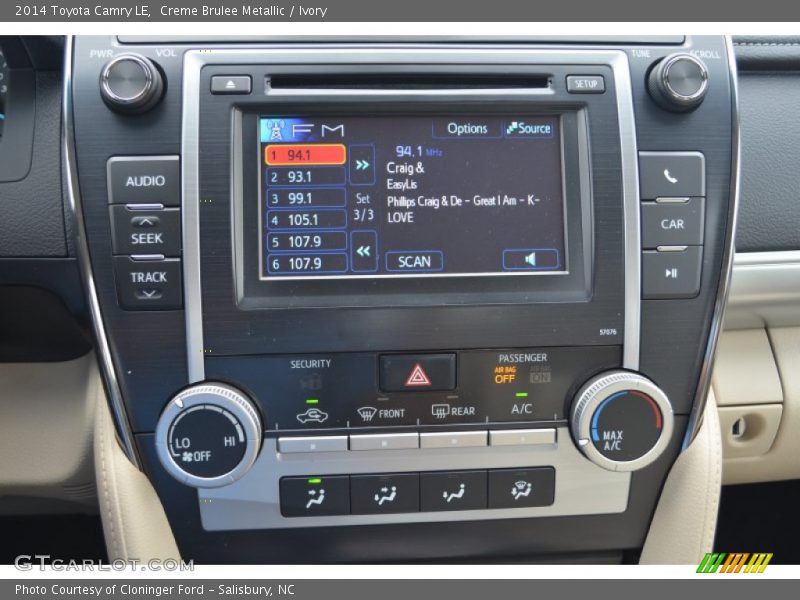 Creme Brulee Metallic / Ivory 2014 Toyota Camry LE