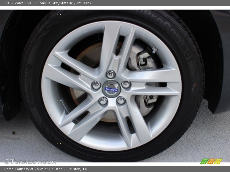 Saville Grey Metallic / Off Black 2014 Volvo S60 T5