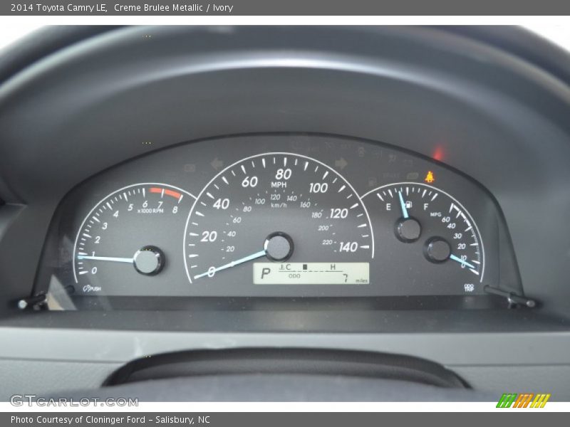 Creme Brulee Metallic / Ivory 2014 Toyota Camry LE