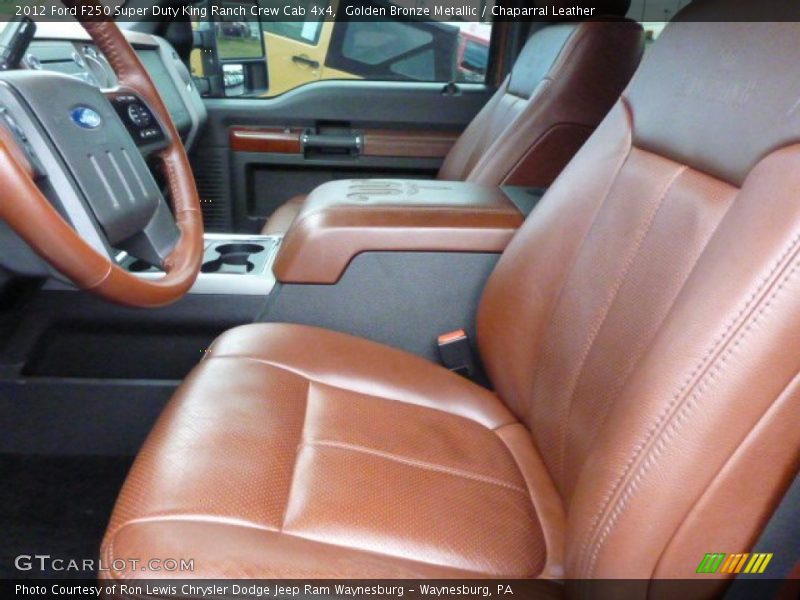 Golden Bronze Metallic / Chaparral Leather 2012 Ford F250 Super Duty King Ranch Crew Cab 4x4