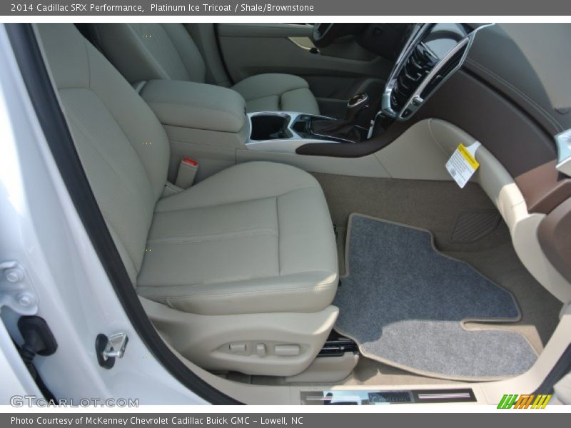 Platinum Ice Tricoat / Shale/Brownstone 2014 Cadillac SRX Performance