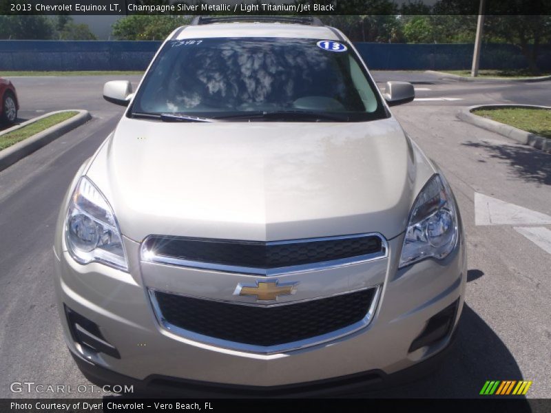 Champagne Silver Metallic / Light Titanium/Jet Black 2013 Chevrolet Equinox LT