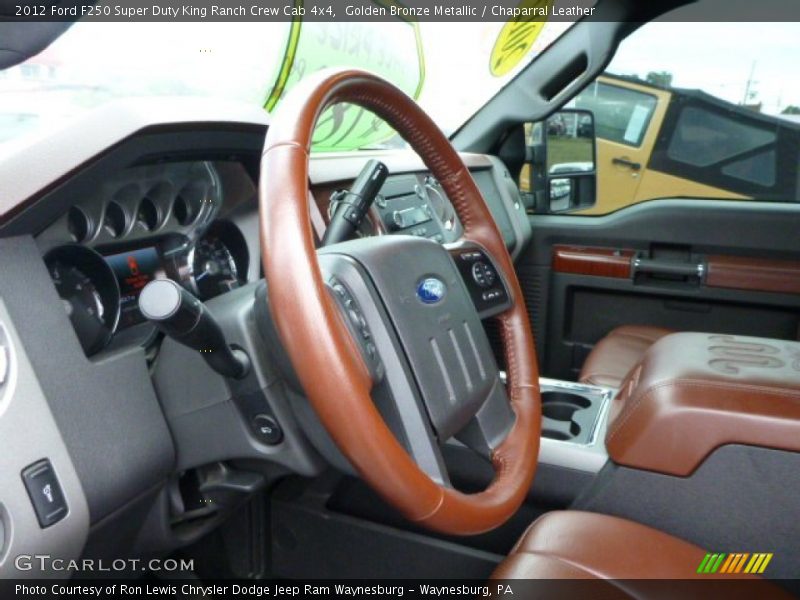 Golden Bronze Metallic / Chaparral Leather 2012 Ford F250 Super Duty King Ranch Crew Cab 4x4