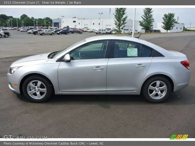 Silver Ice Metallic / Jet Black 2013 Chevrolet Cruze LT