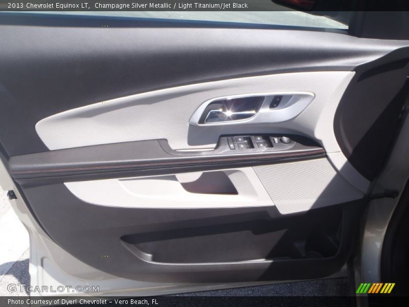 Champagne Silver Metallic / Light Titanium/Jet Black 2013 Chevrolet Equinox LT