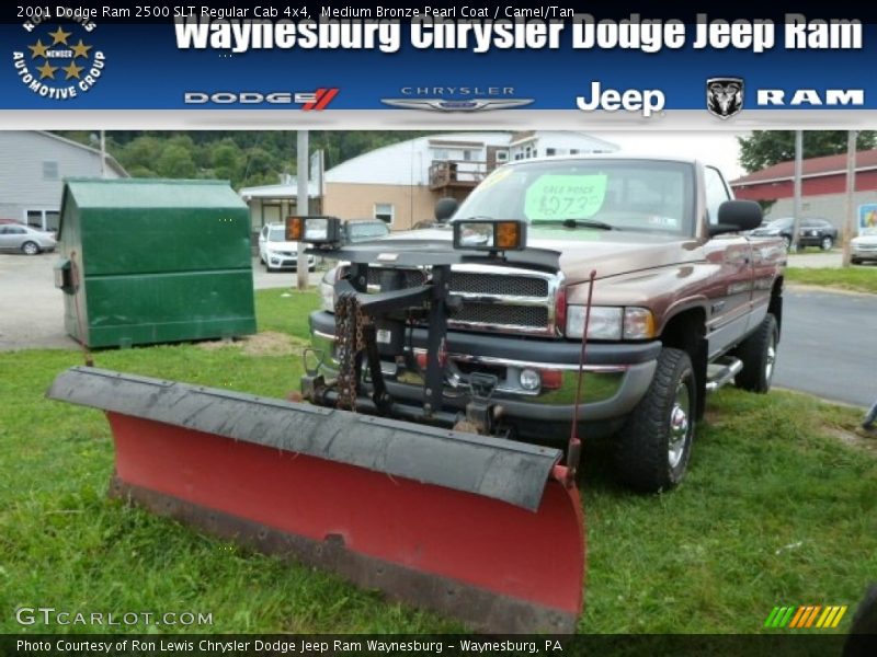 Medium Bronze Pearl Coat / Camel/Tan 2001 Dodge Ram 2500 SLT Regular Cab 4x4