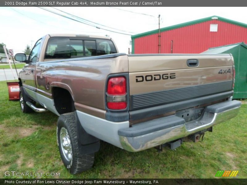 Medium Bronze Pearl Coat / Camel/Tan 2001 Dodge Ram 2500 SLT Regular Cab 4x4